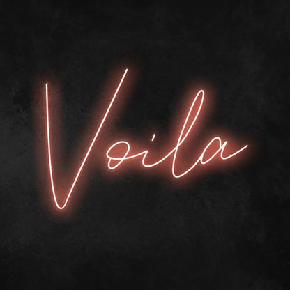 Voila Led Neon Sign - Shineneon