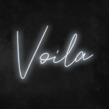 Voila Led Neon Sign - Shineneon