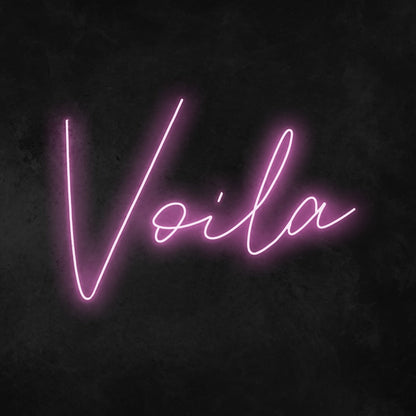 Voila Led Neon Sign - Shineneon
