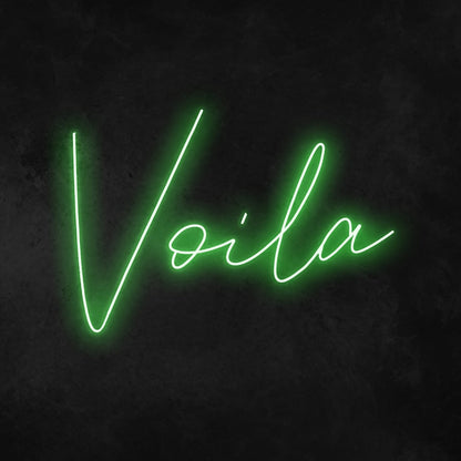 Voila Led Neon Sign - Shineneon