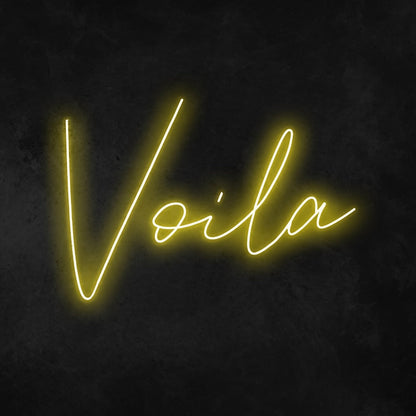 Voila Led Neon Sign - Shineneon