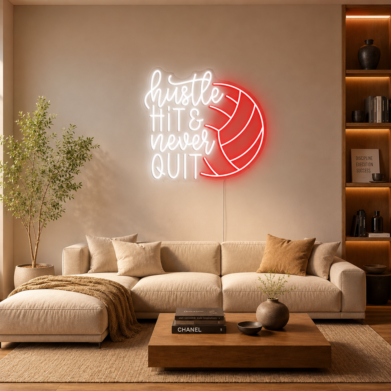 Volleyball Home Decor LED Neon Sign main product image