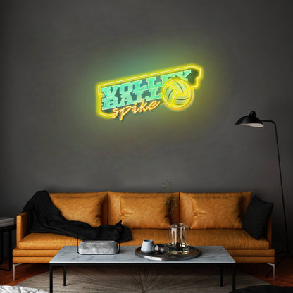 Volleyball Spike Led Neon Sign Light Custom Led Signs - Shineneon