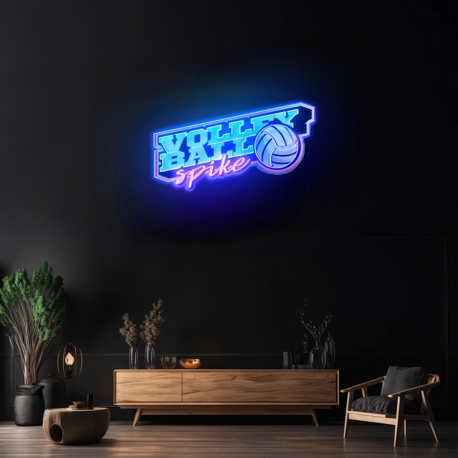 Volleyball Spike Led Neon Sign Light Custom Led Signs - Shineneon