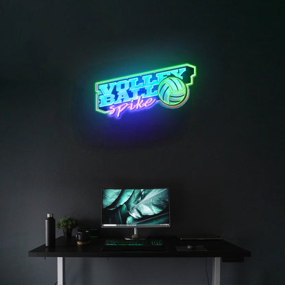 Volleyball Spike Led Neon Sign Light Custom Led Signs - Shineneon