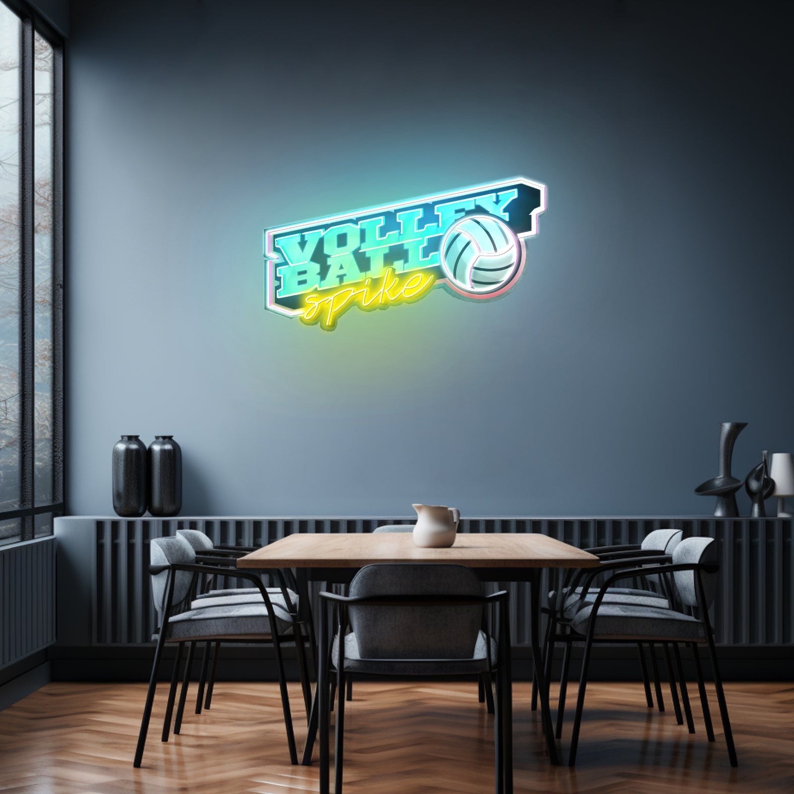 Volleyball Spike Led Neon Sign Light Custom Led Signs - Shineneon