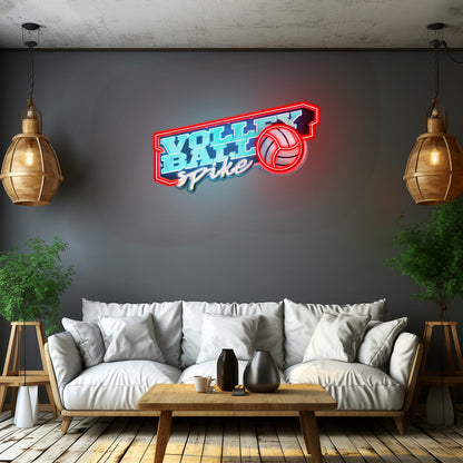 Volleyball Spike Led Neon Sign Light Custom Led Signs - Shineneon