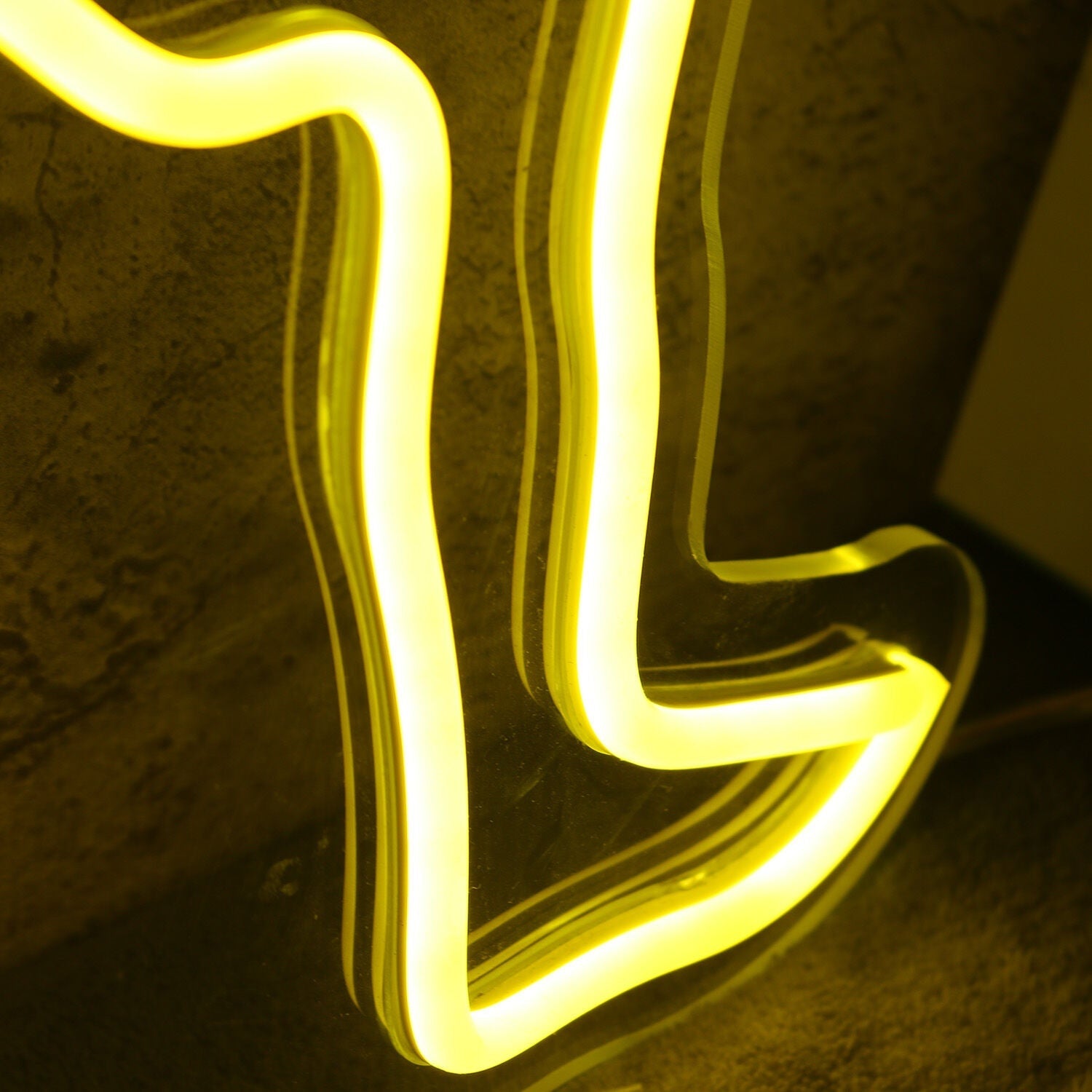 Volleying Soccer Yellow Led Neon Sign - Shineneon