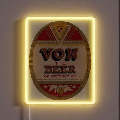 Von The Beer Of Distinction Rgb Led Neon Sign - Shineneon