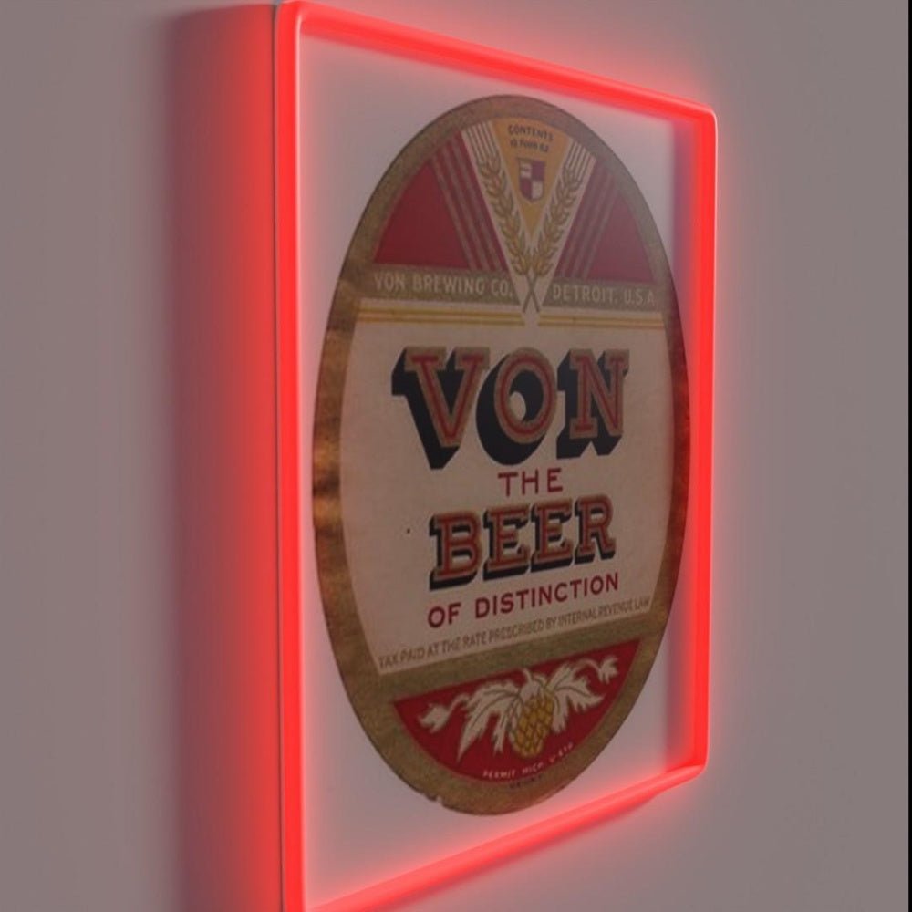 Von The Beer Of Distinction Rgb Led Neon Sign - Shineneon