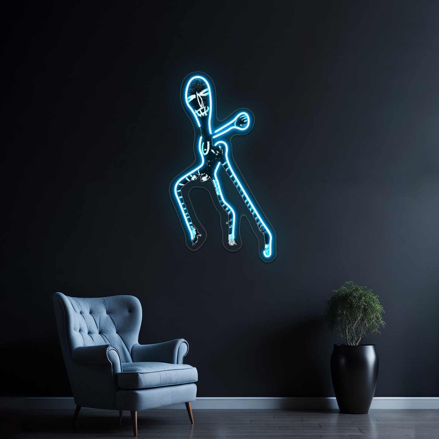 Voodoo Figure Wall Artwork Neon Signs