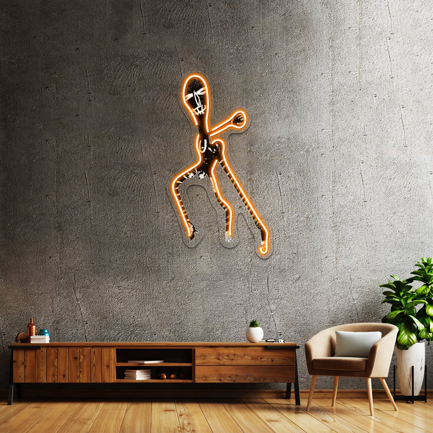 Voodoo Figure Wall Artwork Neon Signs