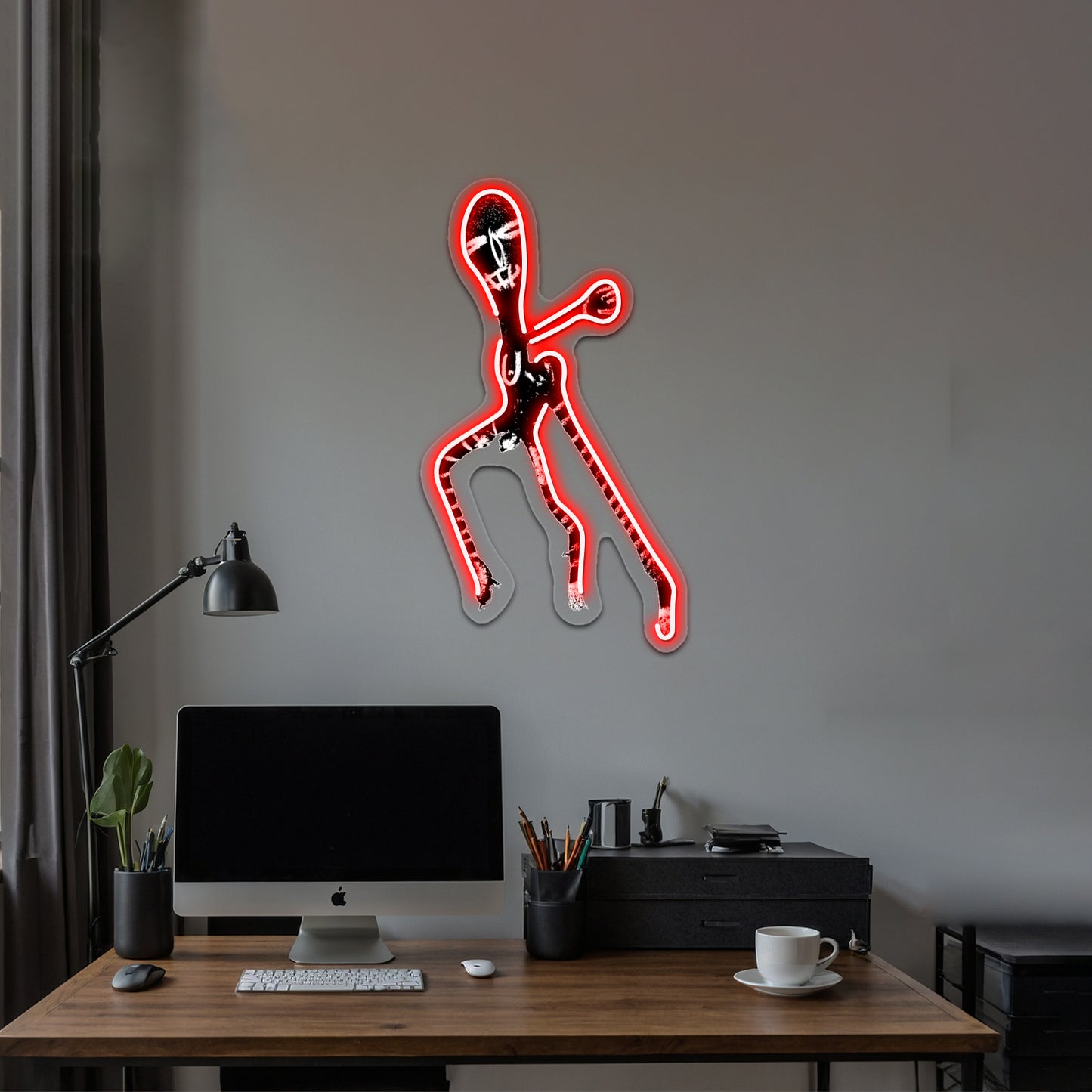 Voodoo Figure Wall Artwork Neon Signs