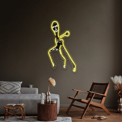 Voodoo Figure Wall Artwork Neon Signs