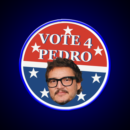 Vote 4 Pedro Whiskey Drink Bar Led Neon Sign Rgb Color