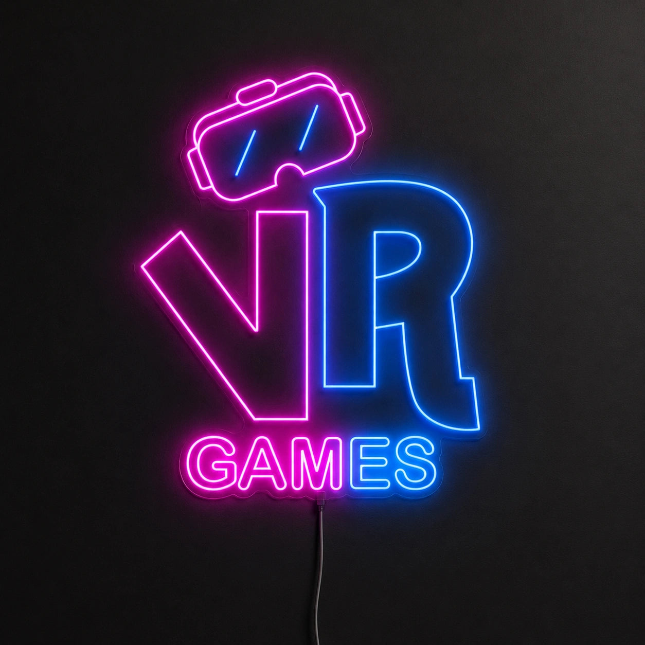 VR Games Neon Sign LED Neon Sign main product image