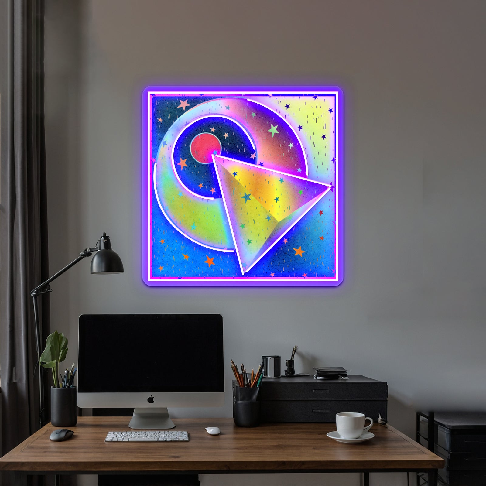 Vulcan Idic Pop Art Ii Light Artwork Neon Signs Custom | Shineneon