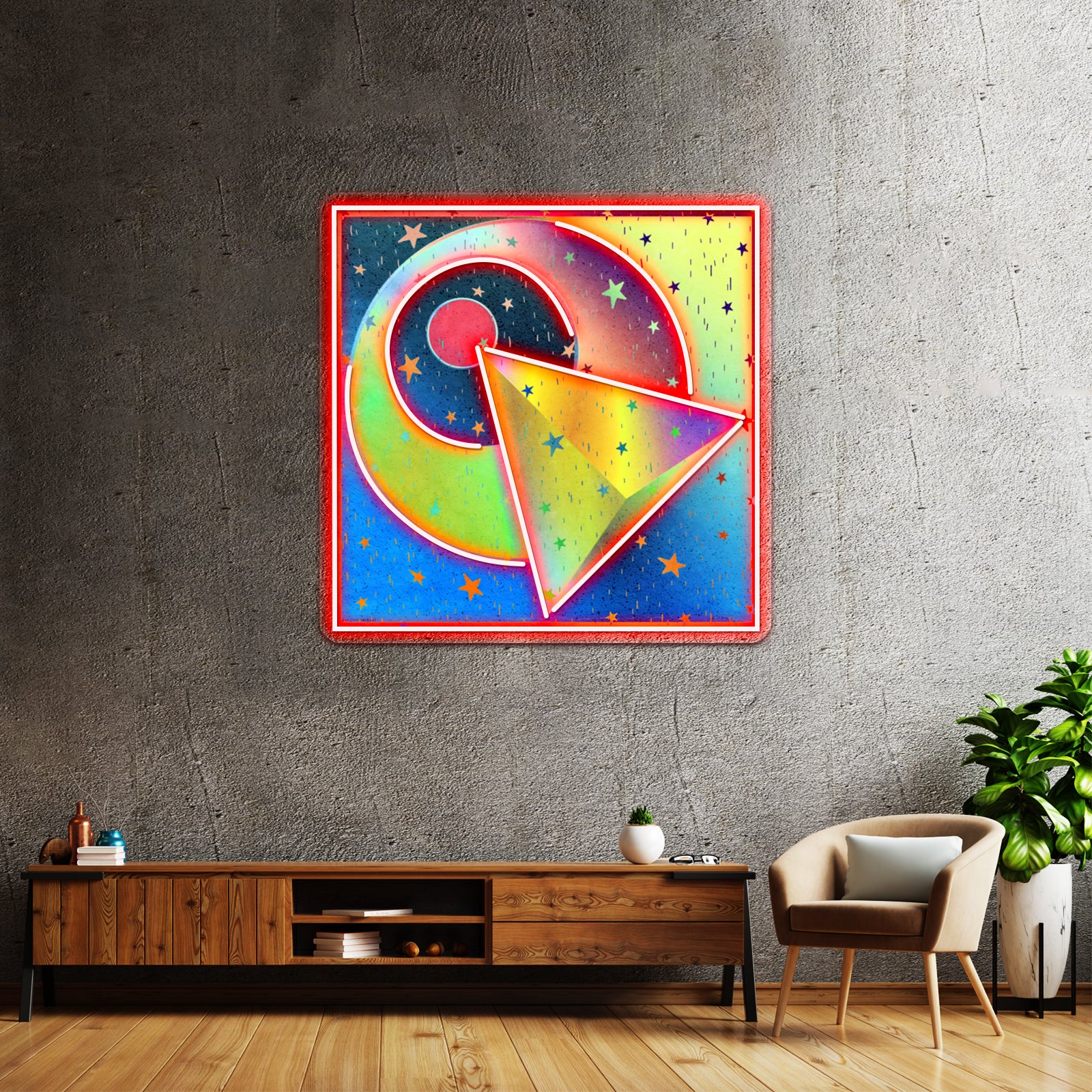 Vulcan Idic Pop Art Ii Light Artwork Neon Signs Custom | Shineneon