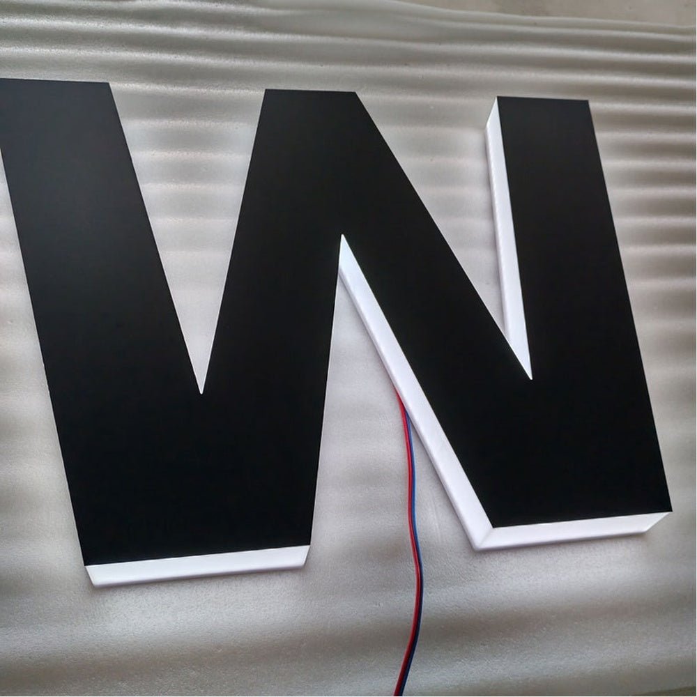 W 3D Backlit Channel Letters Led Light Sign - Shineneon