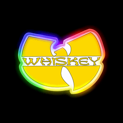 W Is For Whiskey Drink Bar Led Neon Sign Rgb Color