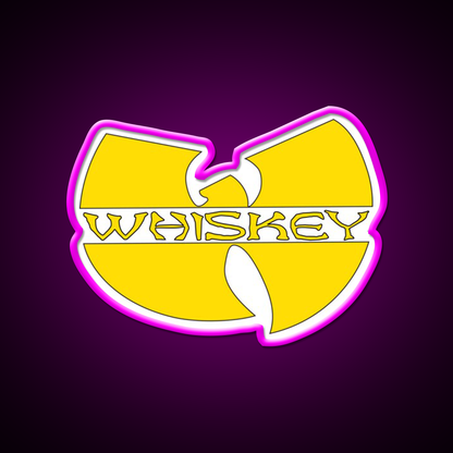 W Is For Whiskey Drink Bar Led Neon Sign Rgb Color