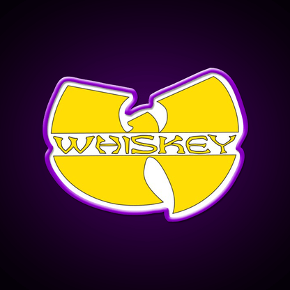 W Is For Whiskey Drink Bar Led Neon Sign Rgb Color - Shineneon