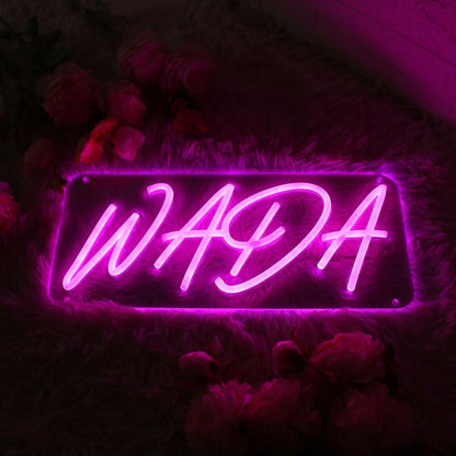 Wada Pink Led Neon Sign - Shineneon