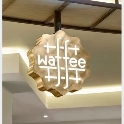 Waffee 3D Frontlit Channel Letters Led Light Sign