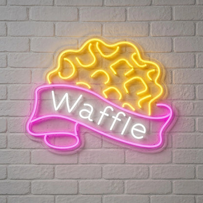 Waffle Bedroom Decor LED Neon Sign - 01 Original Product Image