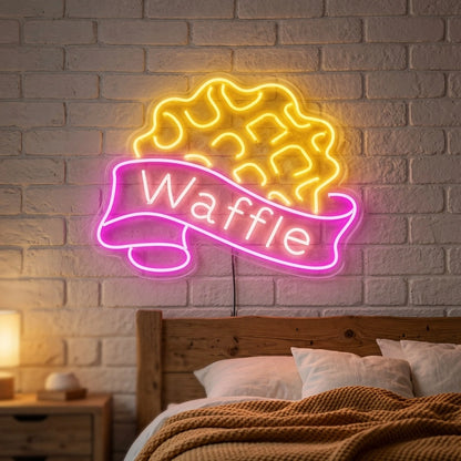 Waffle Bedroom Decor LED Neon Sign - 02 High-Converting Product Image
