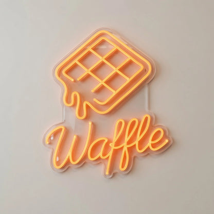 Waffle Business Wall Decor LED Neon Sign - 01 Original Product Image