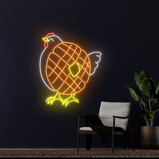 Waffles Chicken Neon Sign