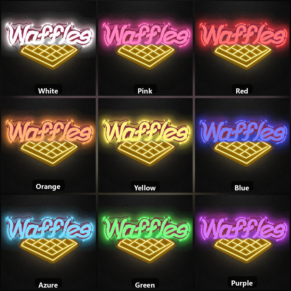 Waffles LED Neon Sign - Shineneon