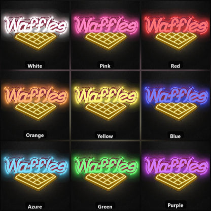 Waffles LED Neon Sign - Shineneon