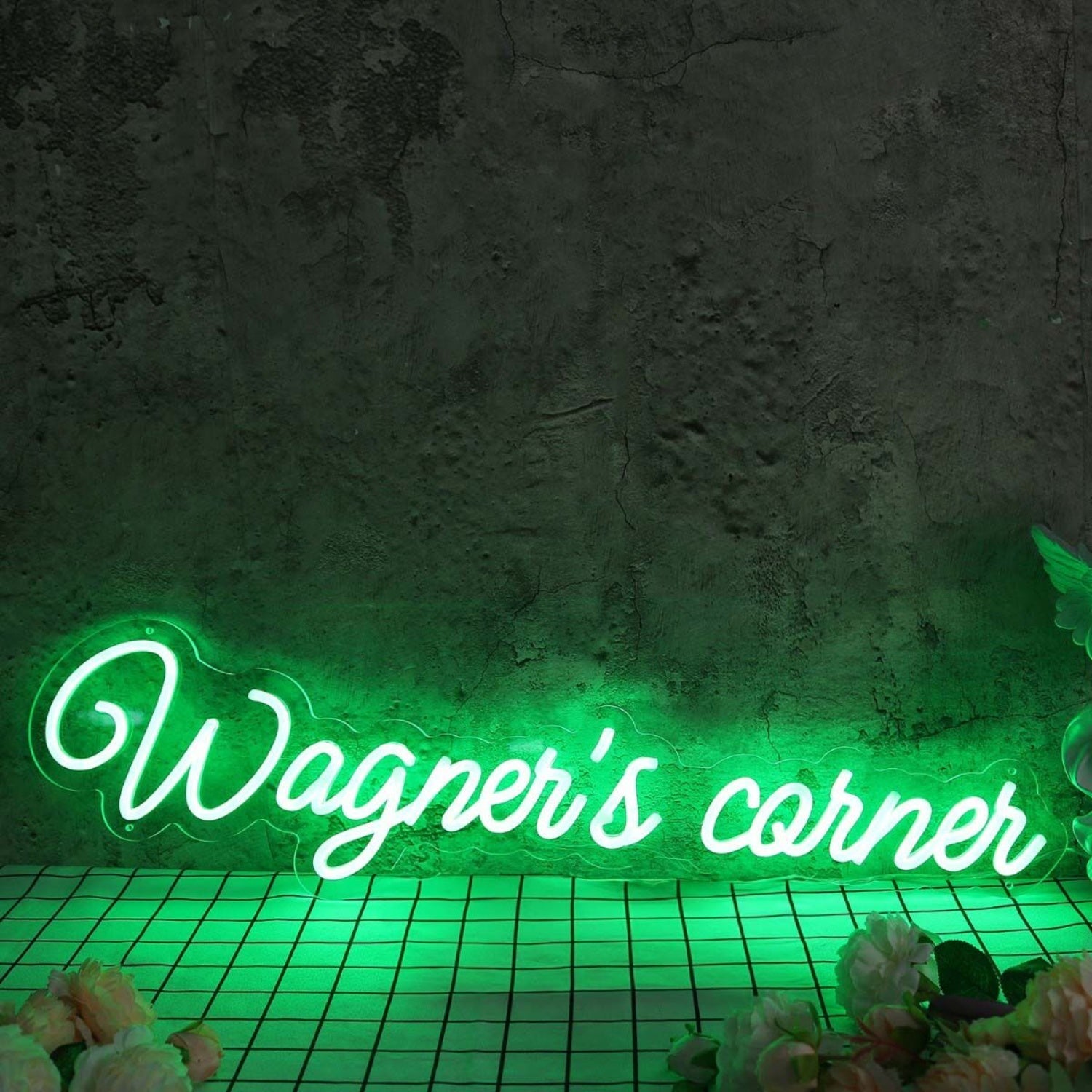 Wageners Corner Green Led Neon Sign - Shineneon