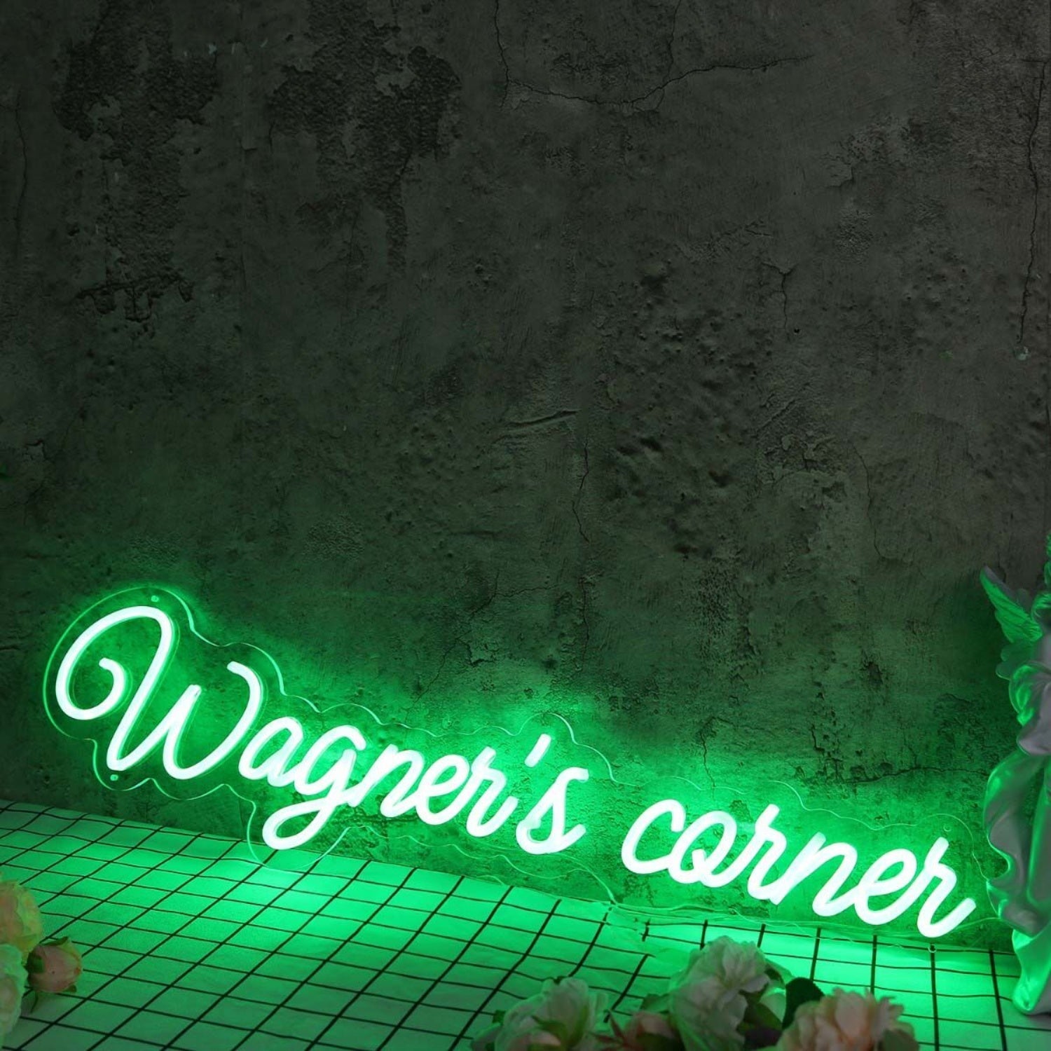 Wageners Corner Green Led Neon Sign - Shineneon