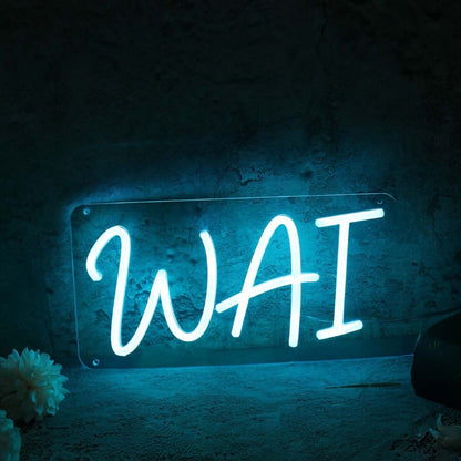 Wai Blue Led Neon Sign - Shineneon