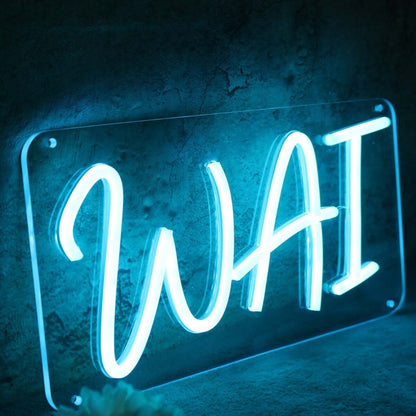 Wai Blue Led Neon Sign - Shineneon