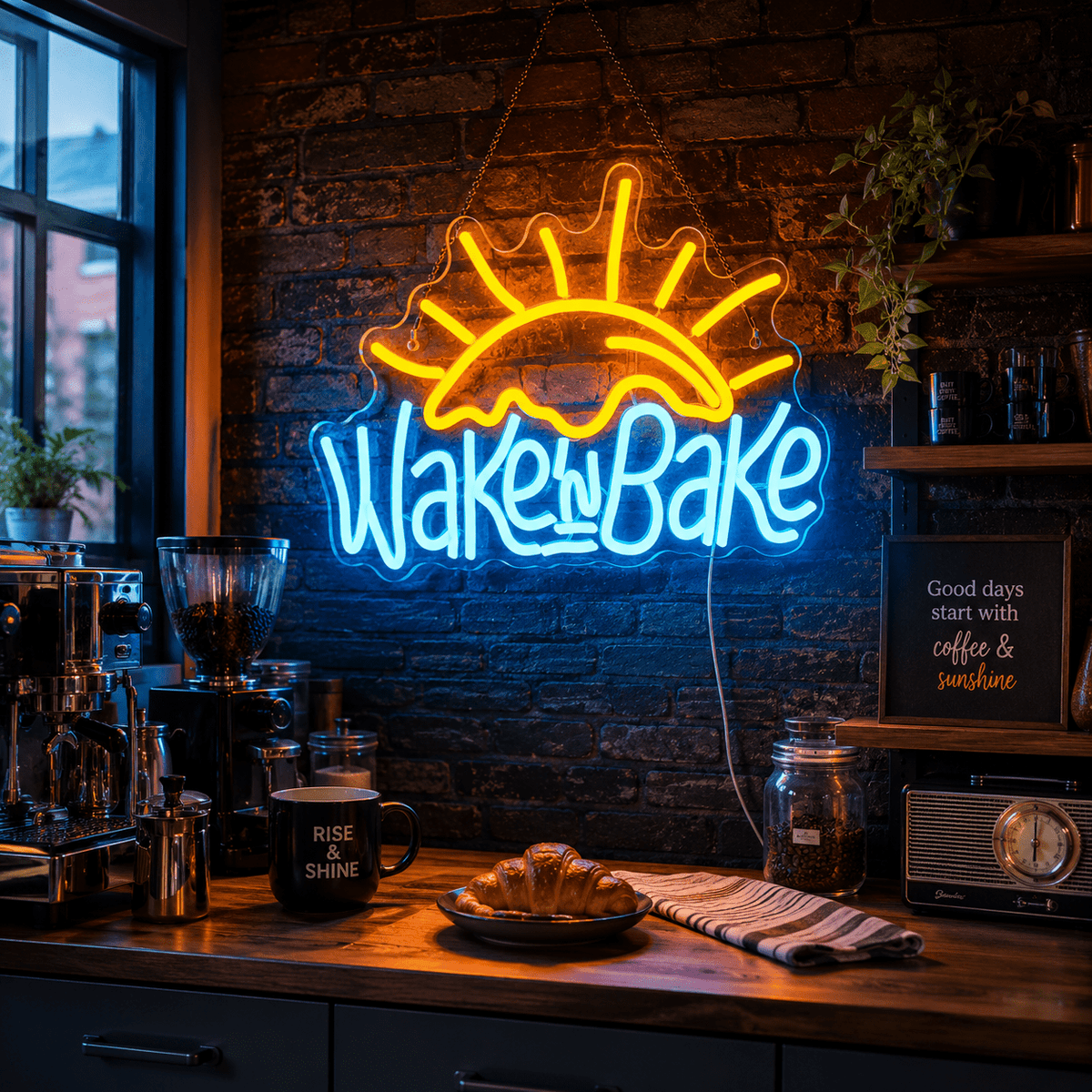 Wake And Bake LED Neon Sign - Shineneon
