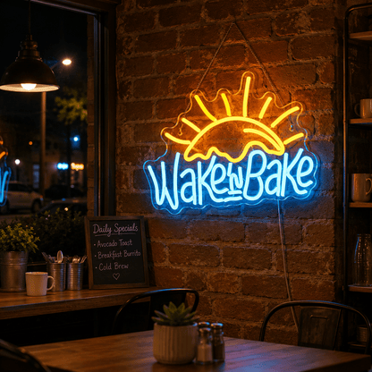 Wake And Bake LED Neon Sign - Shineneon