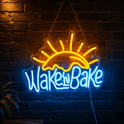 Wake And Bake LED Neon Sign - Shineneon