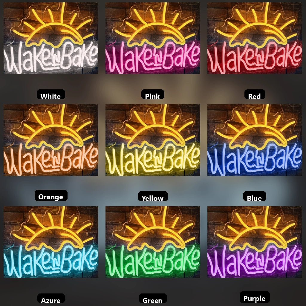 Wake In Bake LED Neon Sign - Shineneon
