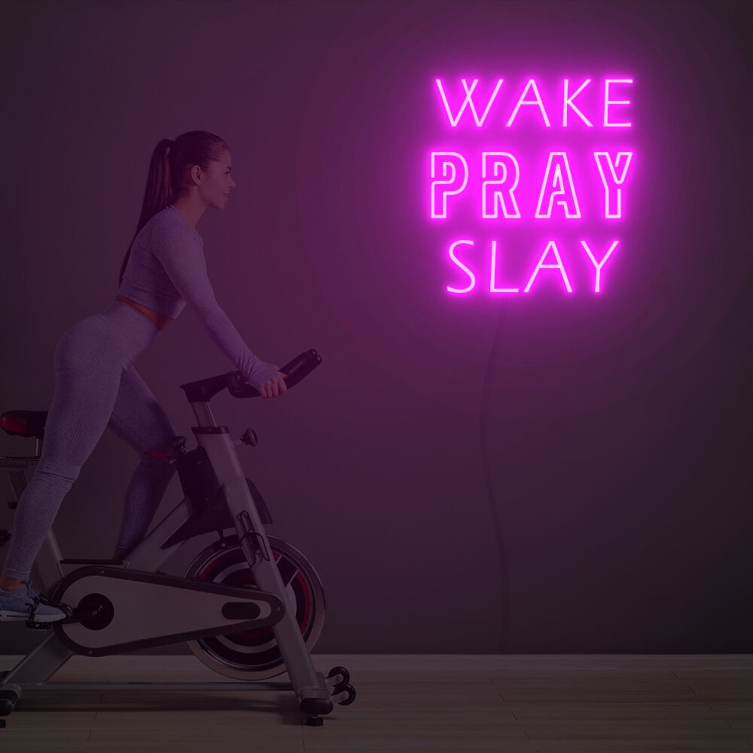 Wake Pray Slay Led Neon Sign Custom Led Neon Sign Lights | Shineneon