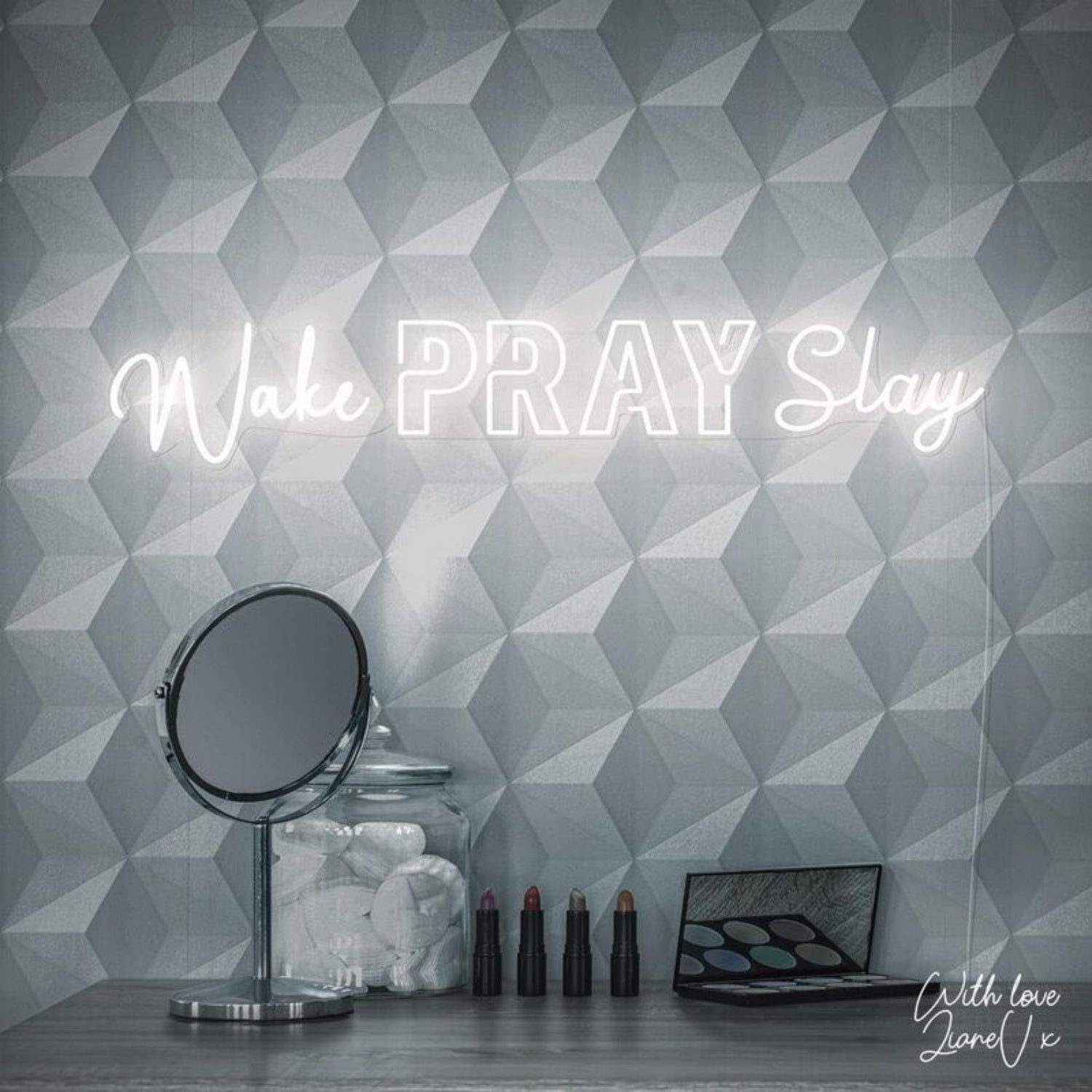 Wake Pray Slay Lianev Collection Led Neon Sign | Shineneon
