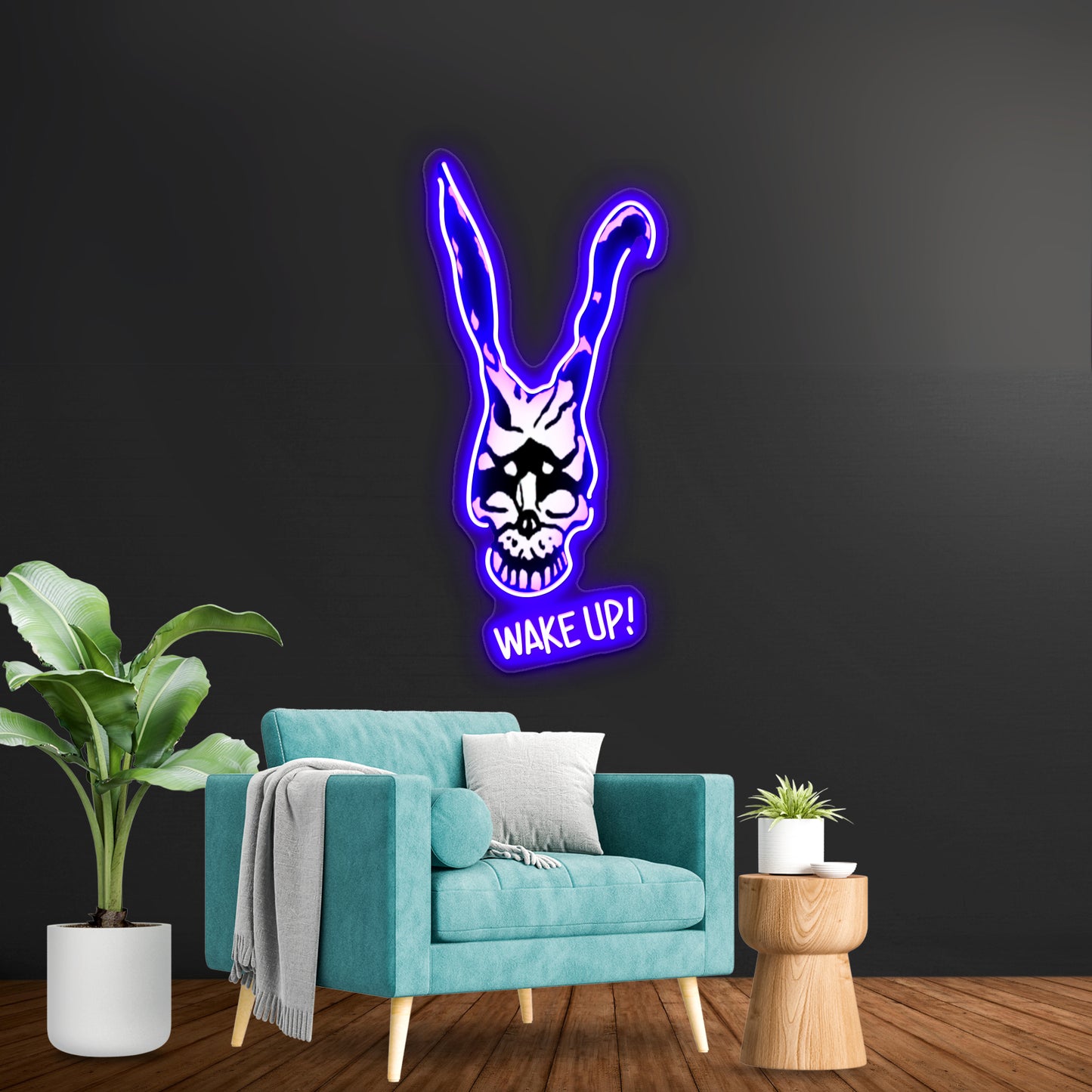 Wake Up Artwork Neon Signs Custom