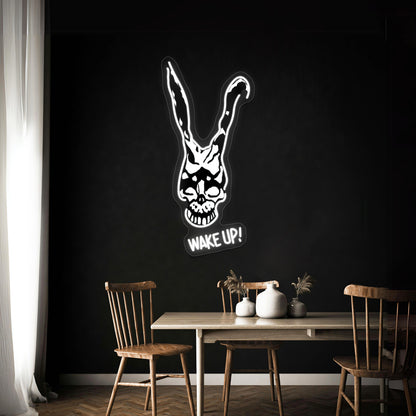 Wake Up Artwork Neon Signs Custom