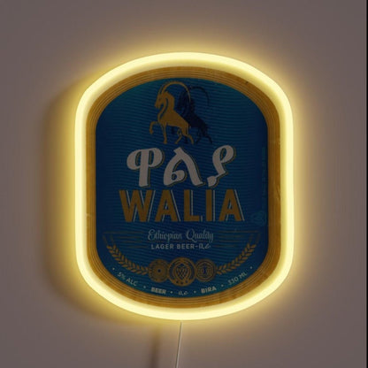 Walia Beer Ethiopia Rgb Led Neon Sign - Shineneon