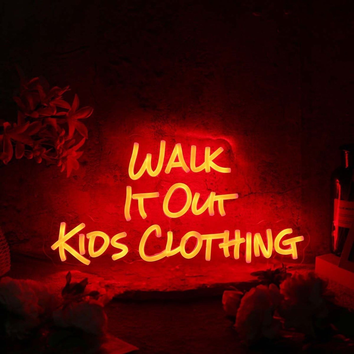 Walk It Out Kids Clothing Red Led Neon Sign | Shineneon