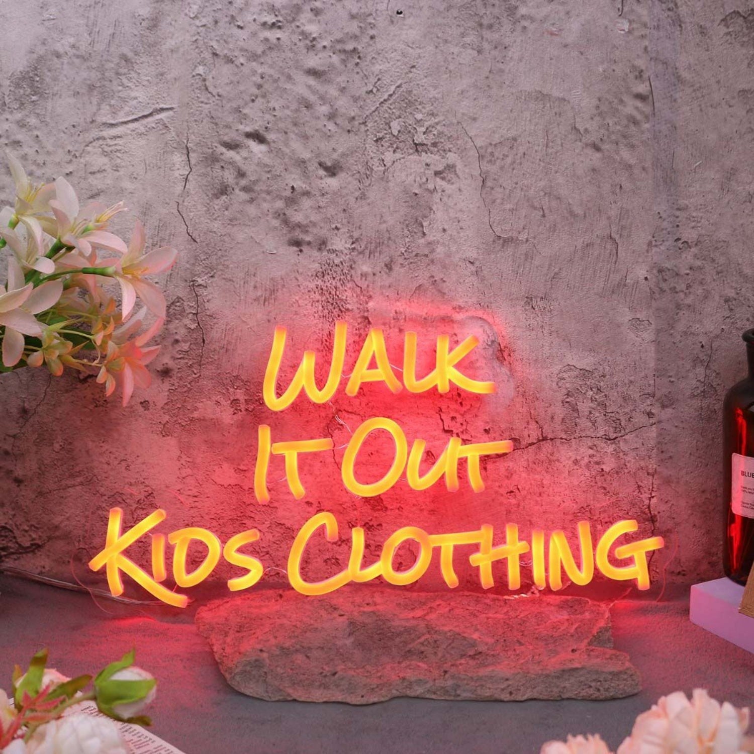 Walk It Out Kids Clothing Red Led Neon Sign - Shineneon