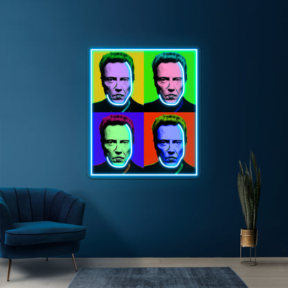 Walken Goes Warhol Artwork Neon Signs Custom | Shineneon